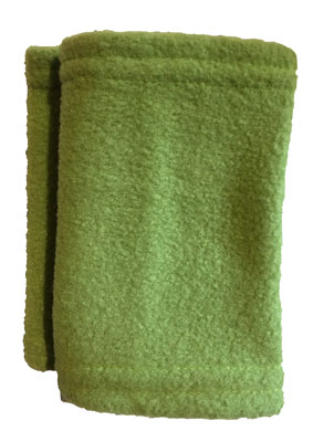 Heavy Fleece Lime Green Wrist Warmers Wrist Warmers Keep Natural Warm
